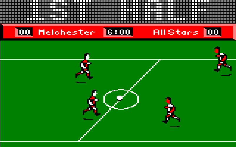 Roy of the Rovers - Amstrad CPC game screenshot (1988) by Gremlin Graphics